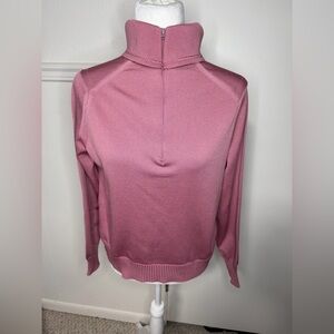Givenchy Sport Vintage Dusty Pink Turtleneck Sweater size 6